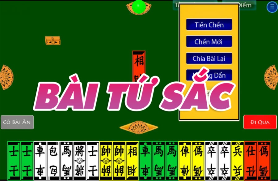 Cách nhớ tên và cách đi của từng quân trong game bài tứ sắc